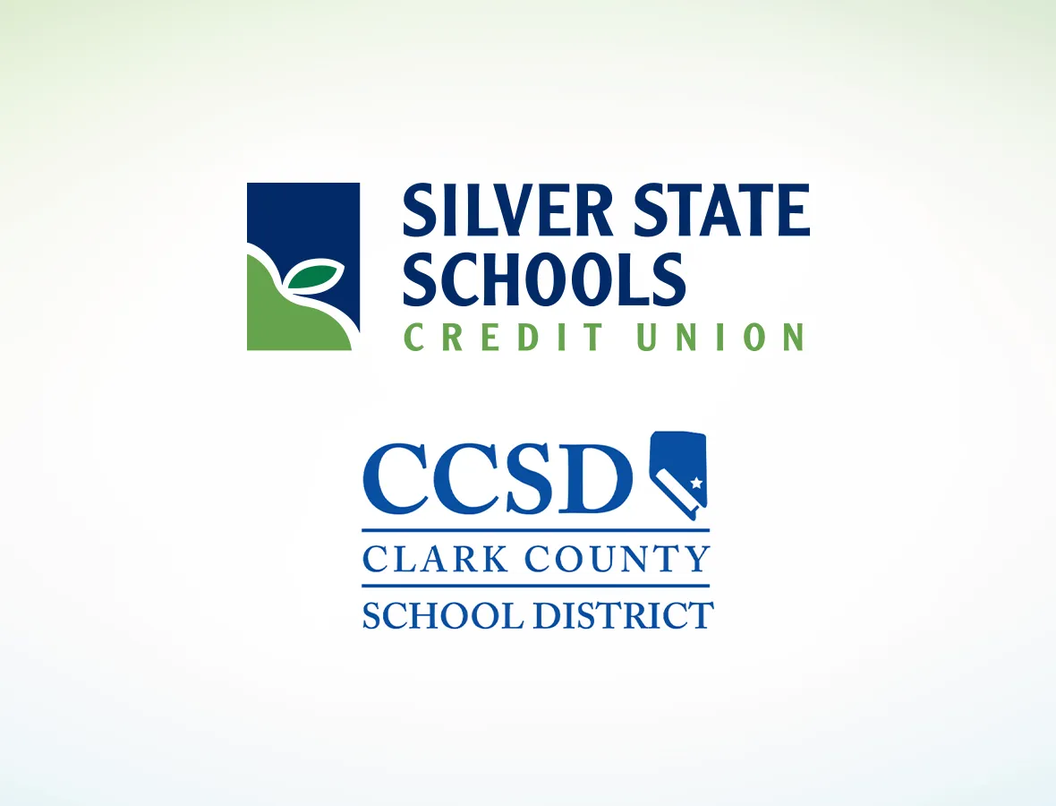 SSSCU Logo and Clark County School District Logo