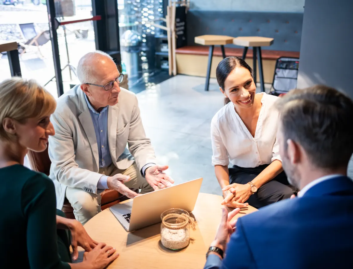 Business team meeting